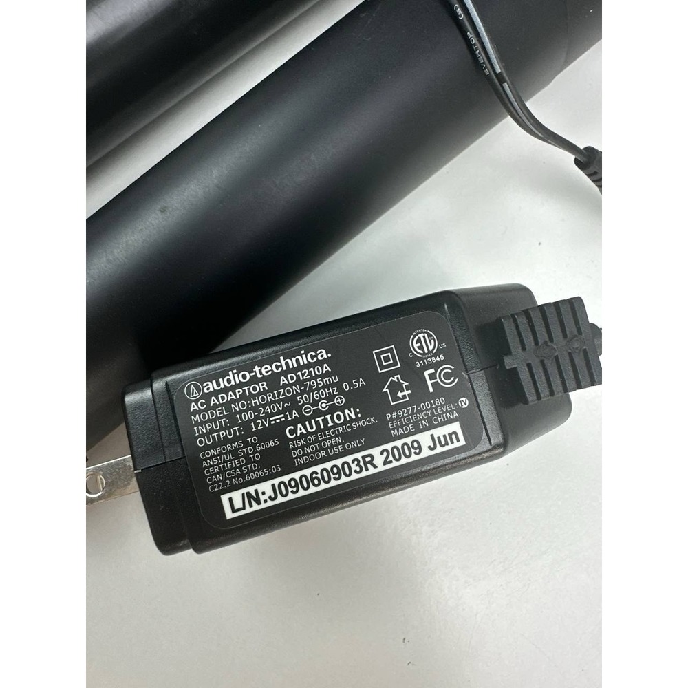 Audio-Technica ATW-T202 Wireless Mics + AD1210A Power Supply Lot FOR PARTS - Picture 2 of 13